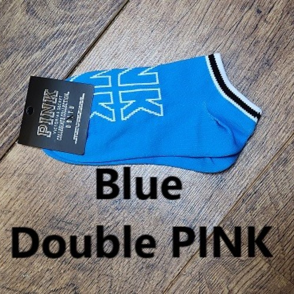 PINK - Women's Ankle Socks Collegiate Collection - NWT - Picture 5 of 13